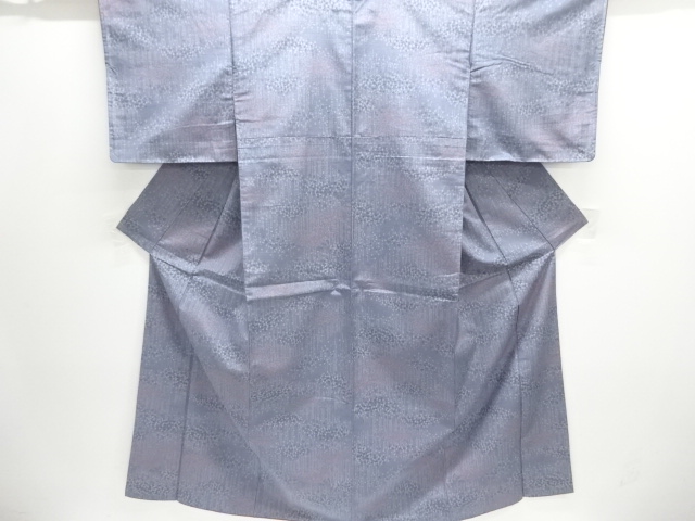 抽象模様織り出し手織り紬着物